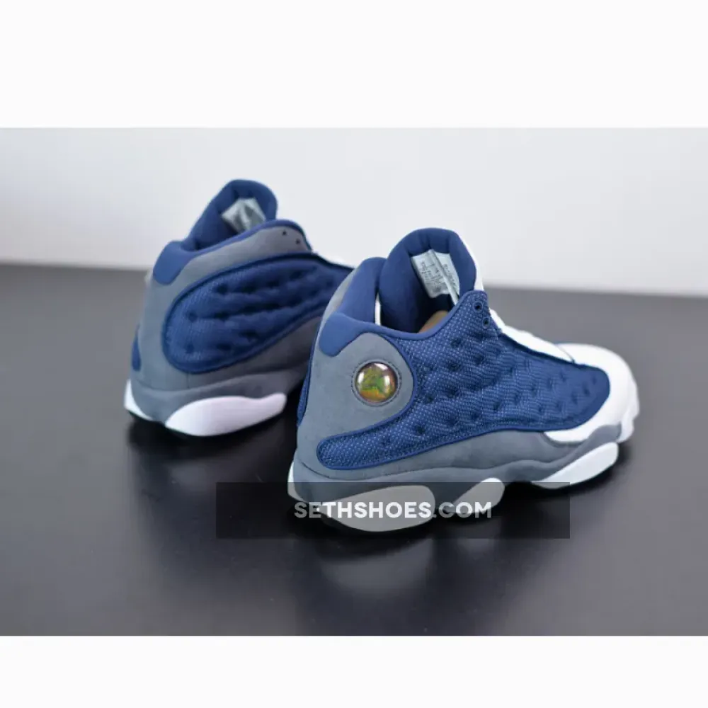 Air Jordan 13 “Flint” Navy/Flint Grey-White-University Blue 414571-404