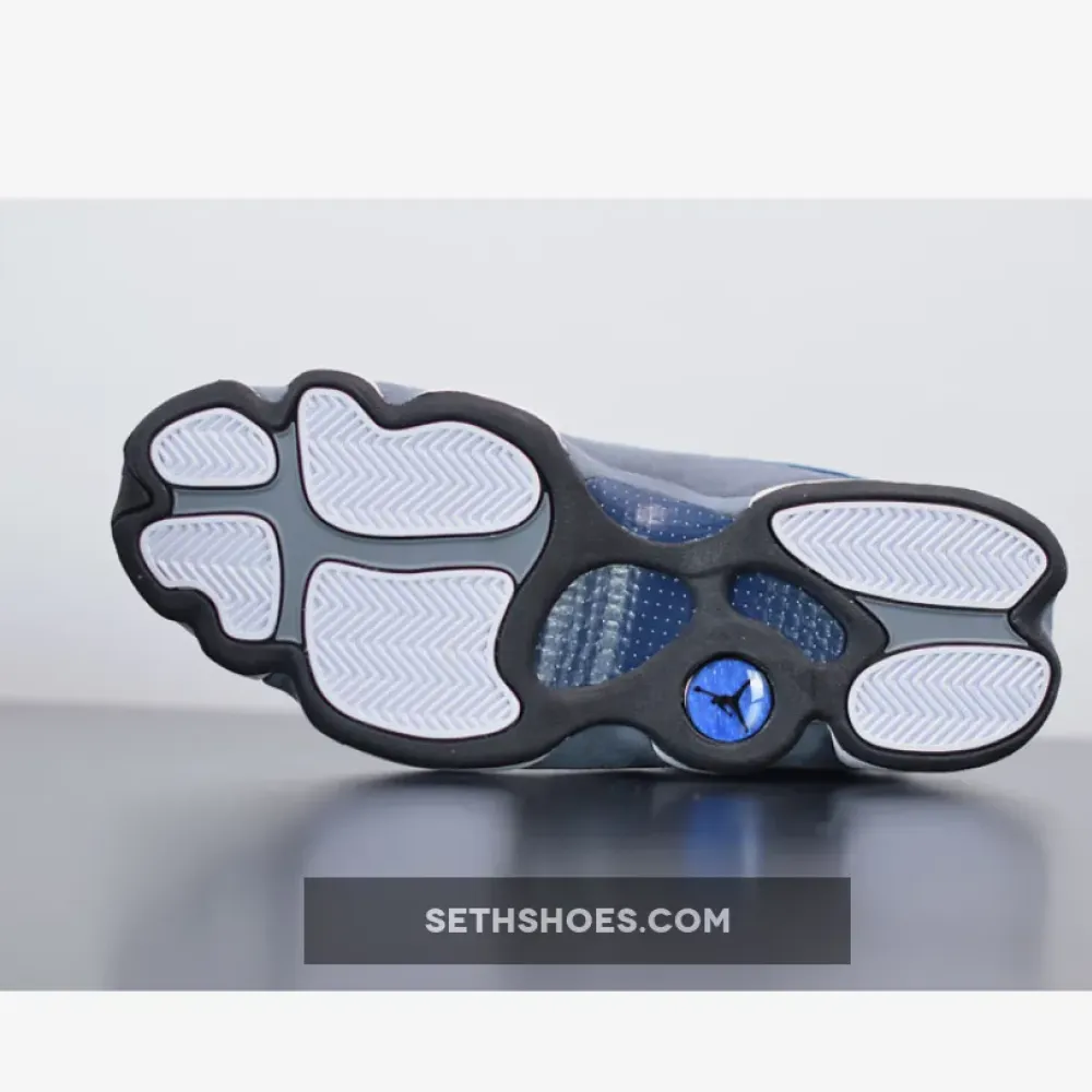 Air Jordan 13 “Flint” Navy/Flint Grey-White-University Blue 414571-404