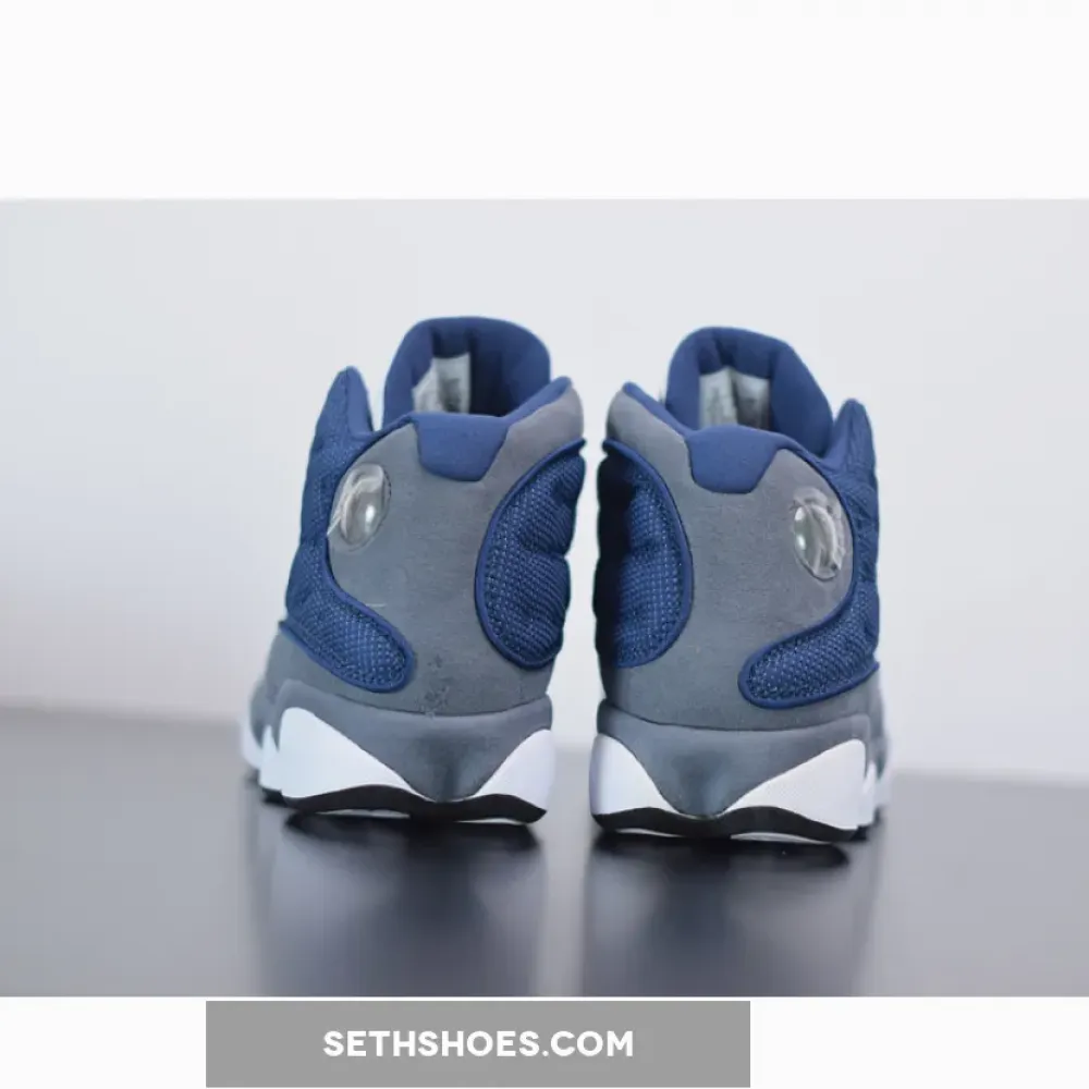 Air Jordan 13 “Flint” Navy/Flint Grey-White-University Blue 414571-404