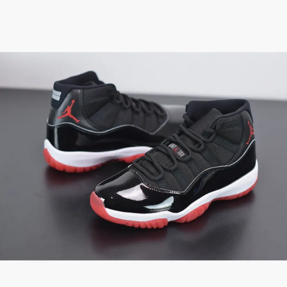 Air Jordan 11 “Bred” Black/True Red-White 378037-061