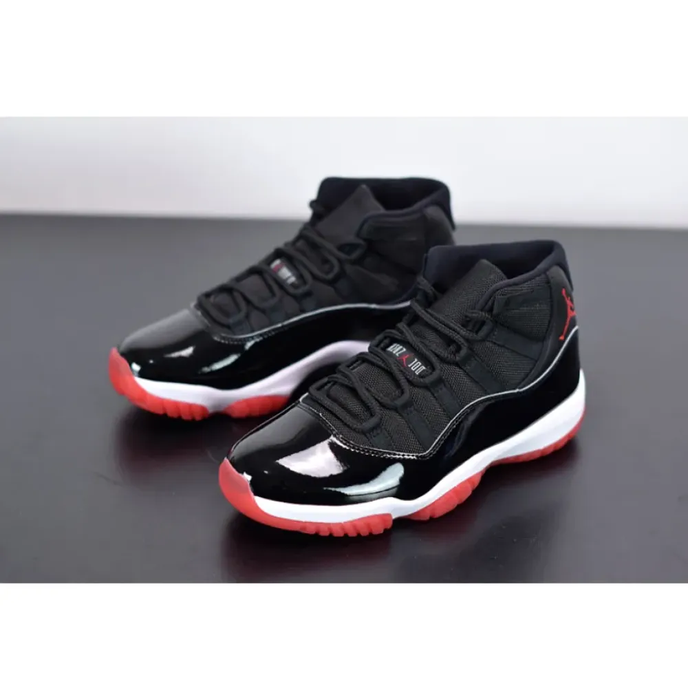 Air Jordan 11 “Bred” Black/True Red-White 378037-061