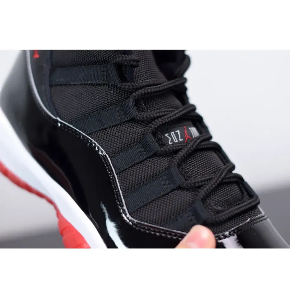 Air Jordan 11 “Bred” Black/True Red-White 378037-061