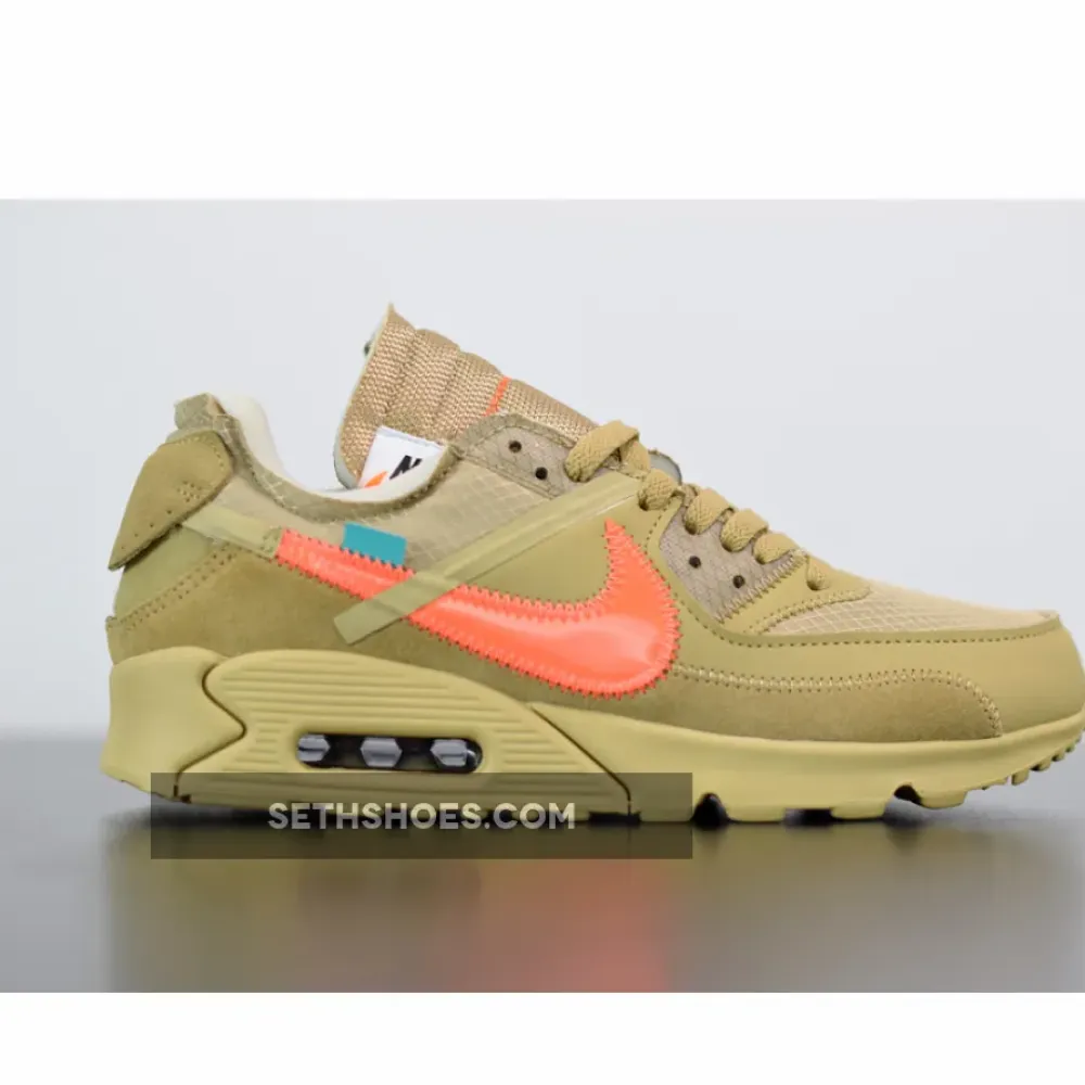 Off-White x Nike Air Max 90 “Desert Ore”  AA7293-200