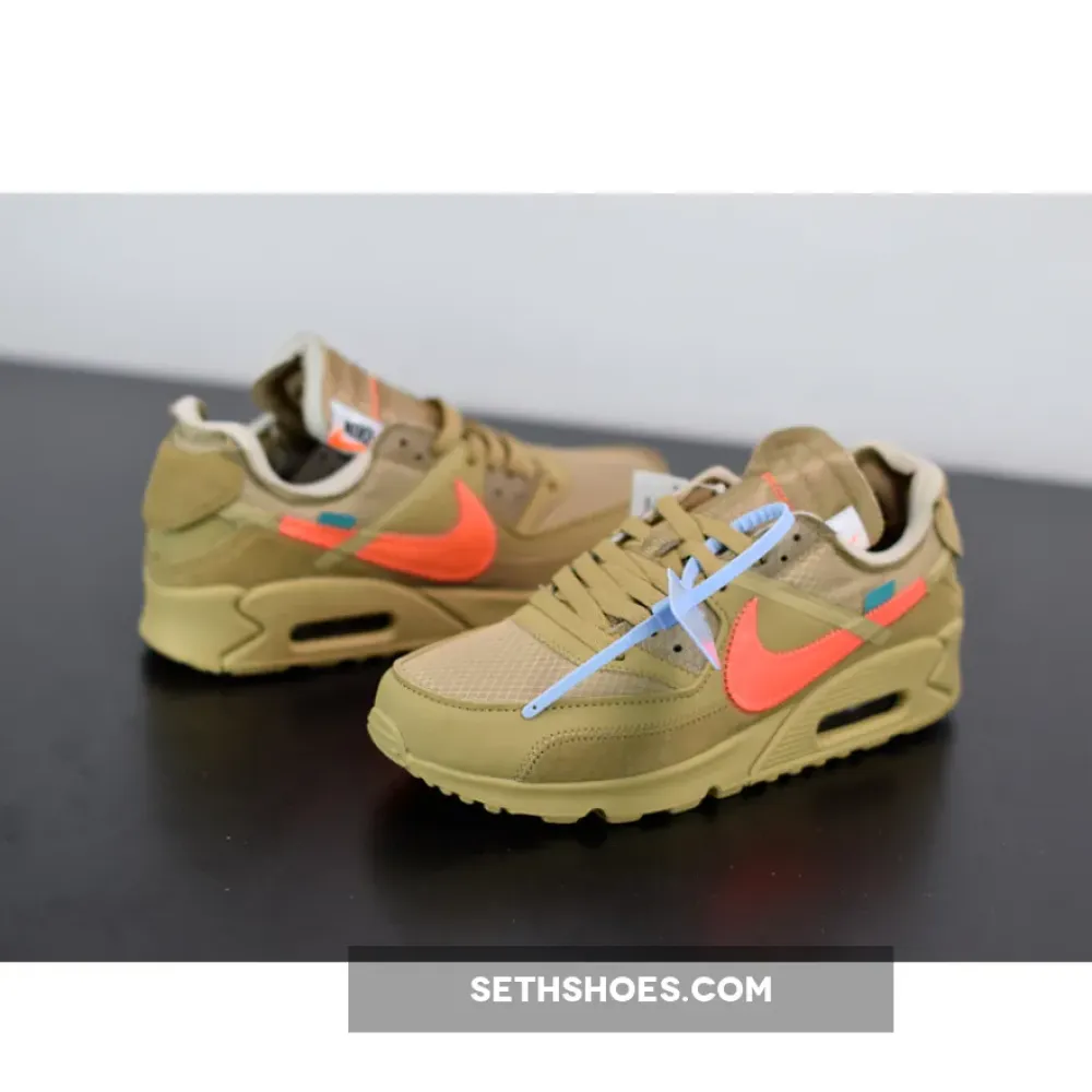 Off-White x Nike Air Max 90 “Desert Ore”  AA7293-200