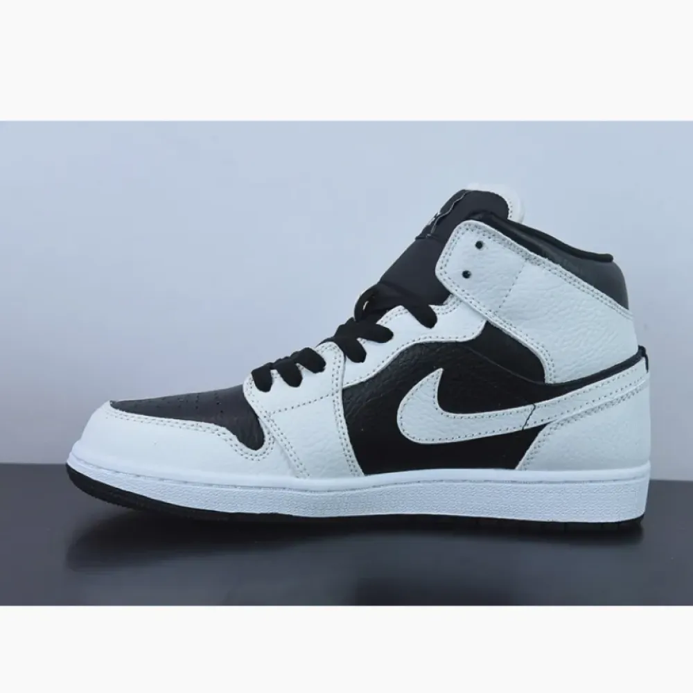 Air Jordan 1 Mid “Split” White/Black  DR0501-101