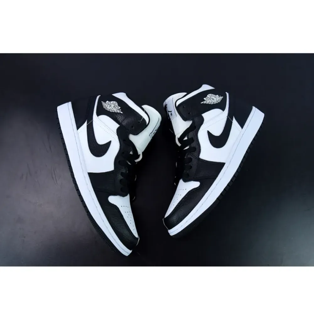 Air Jordan 1 Mid “Split” White/Black  DR0501-101