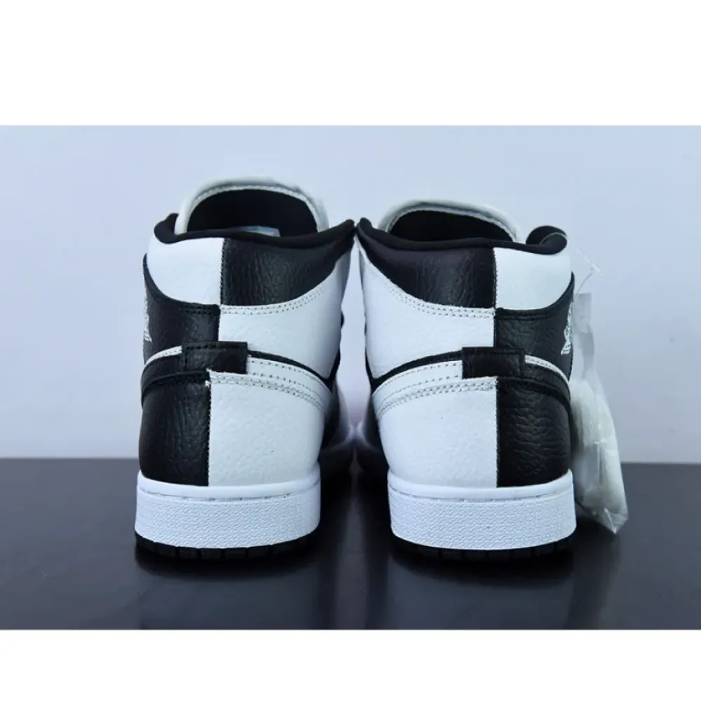 Air Jordan 1 Mid “Split” White/Black  DR0501-101