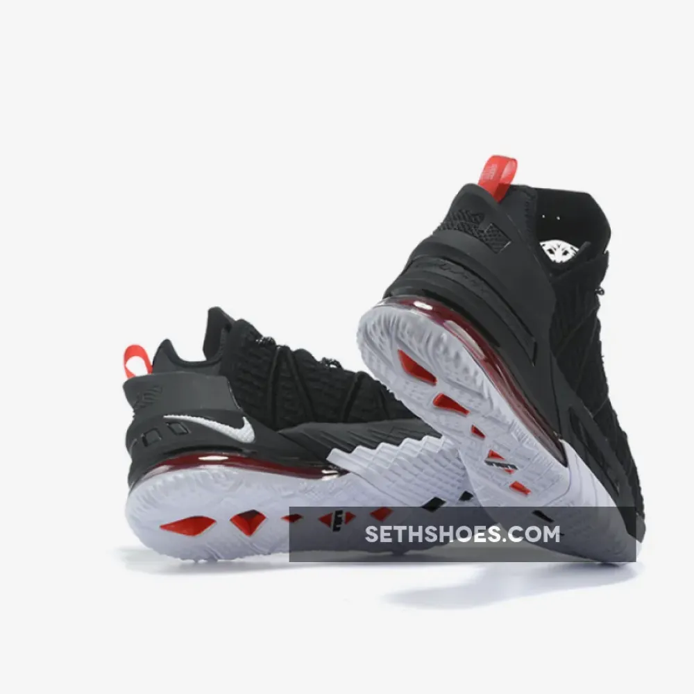 Nike LeBron 18 Black/University Red-White CQ9283-001