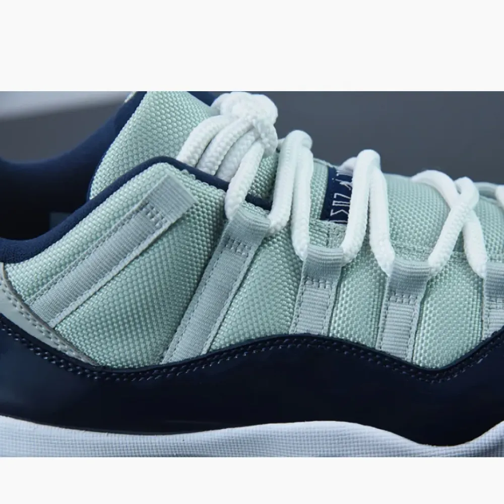 Air Jordan 11 Low “Georgetown” Grey Mist/White-Midnight Navy 528895-007