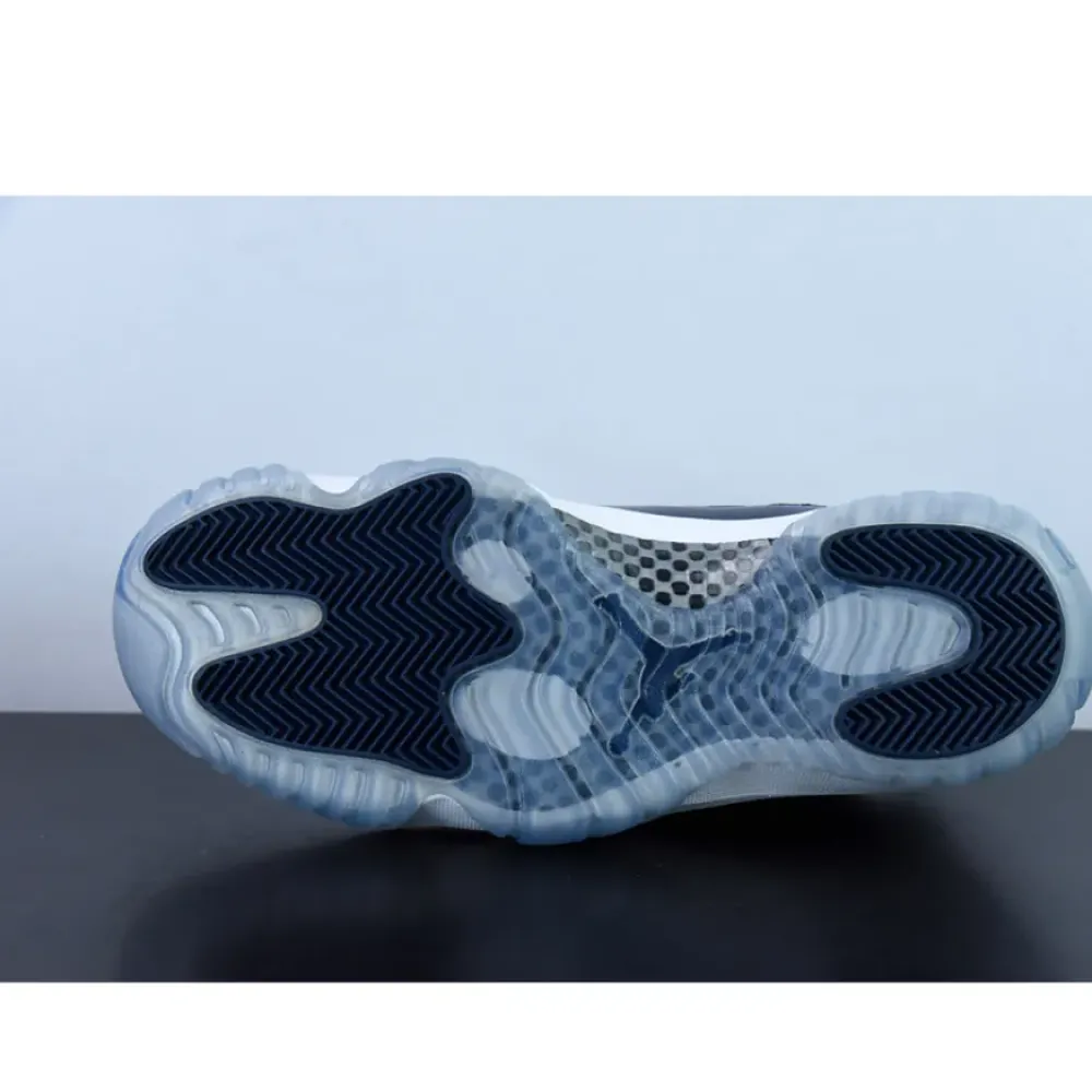 Air Jordan 11 Low “Georgetown” Grey Mist/White-Midnight Navy 528895-007