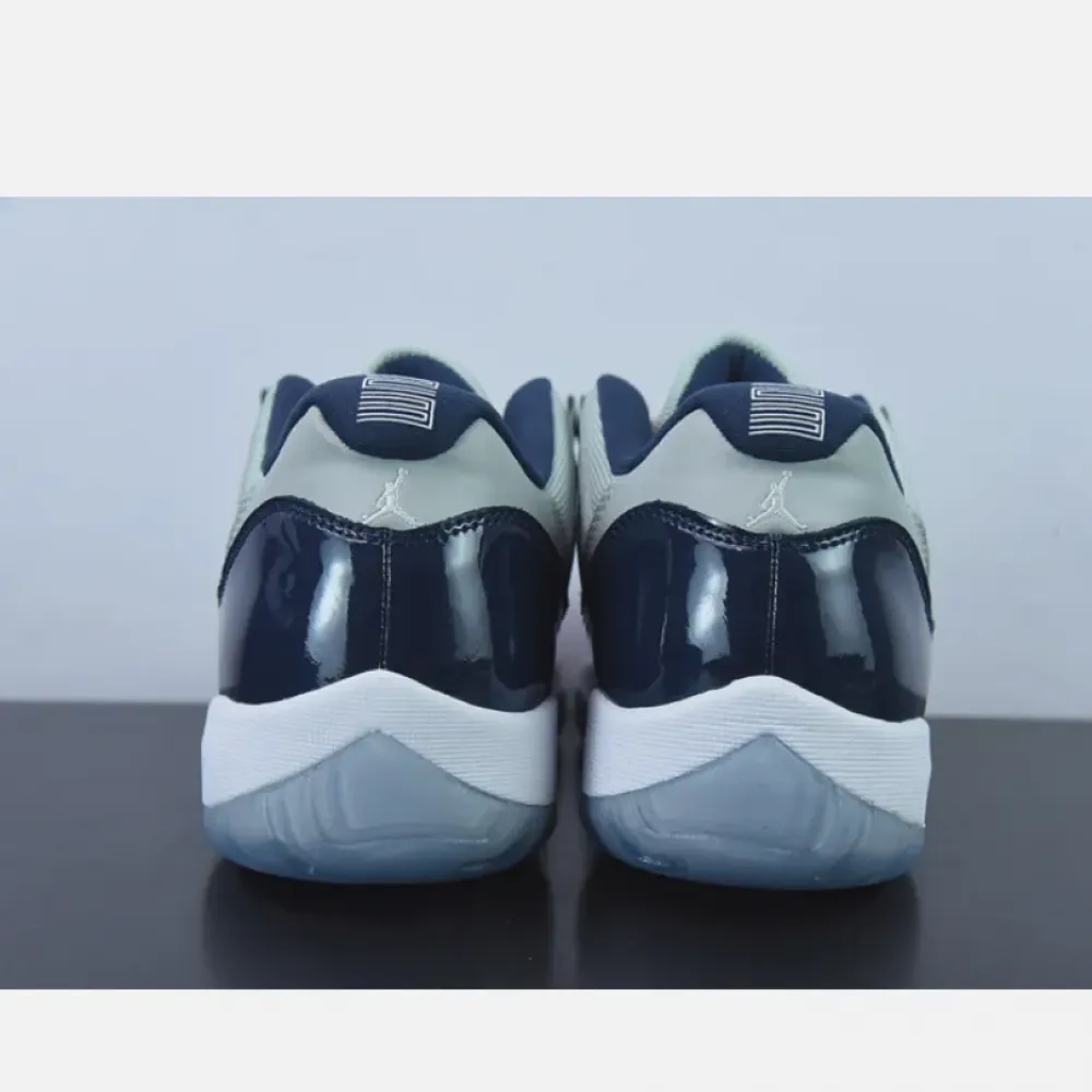 Air Jordan 11 Low “Georgetown” Grey Mist/White-Midnight Navy 528895-007