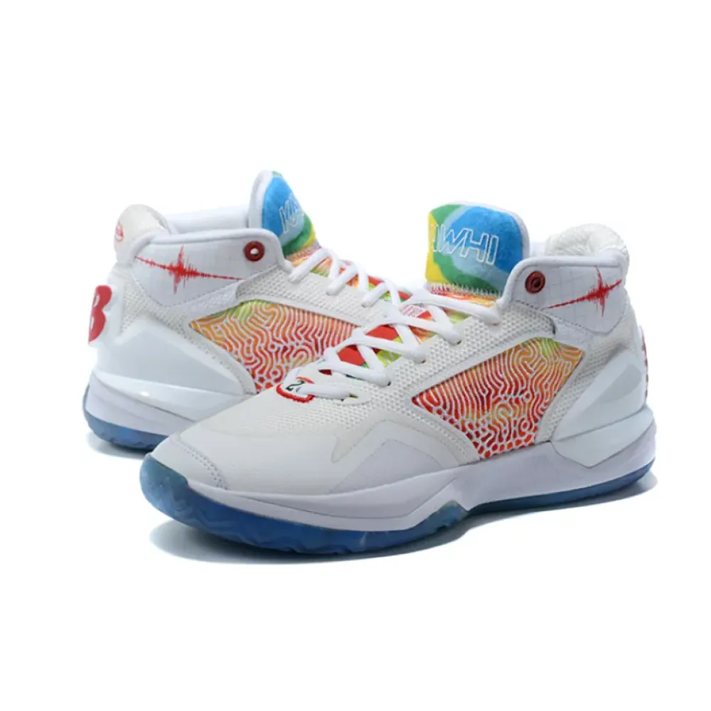 New Balance KAWHI “Seismic Moment” White/Team Red/Ice Blue BBKLSSB1