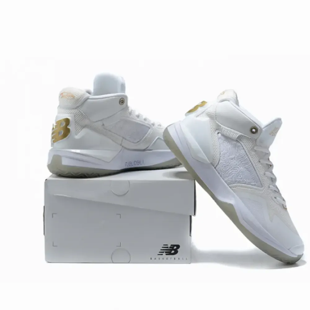 New Balance KAWHI White/Metallic Gold BBKLSWW1