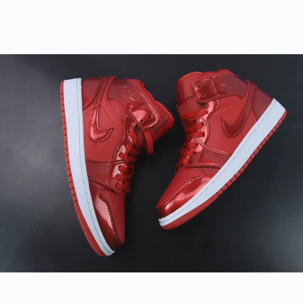 Air Jordan 1 Mid University Red/White/Pomegranate DH5894-600
