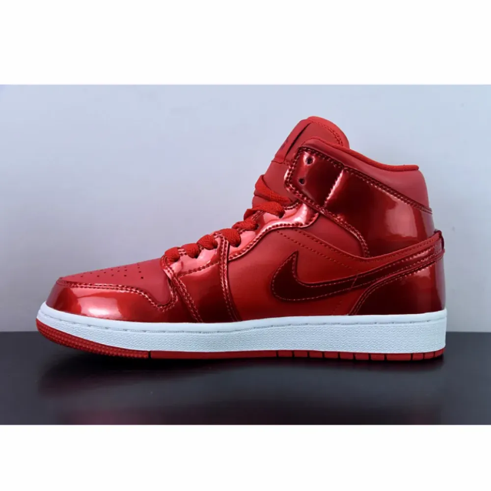Air Jordan 1 Mid University Red/White/Pomegranate DH5894-600