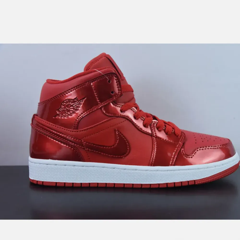 Air Jordan 1 Mid University Red/White/Pomegranate DH5894-600