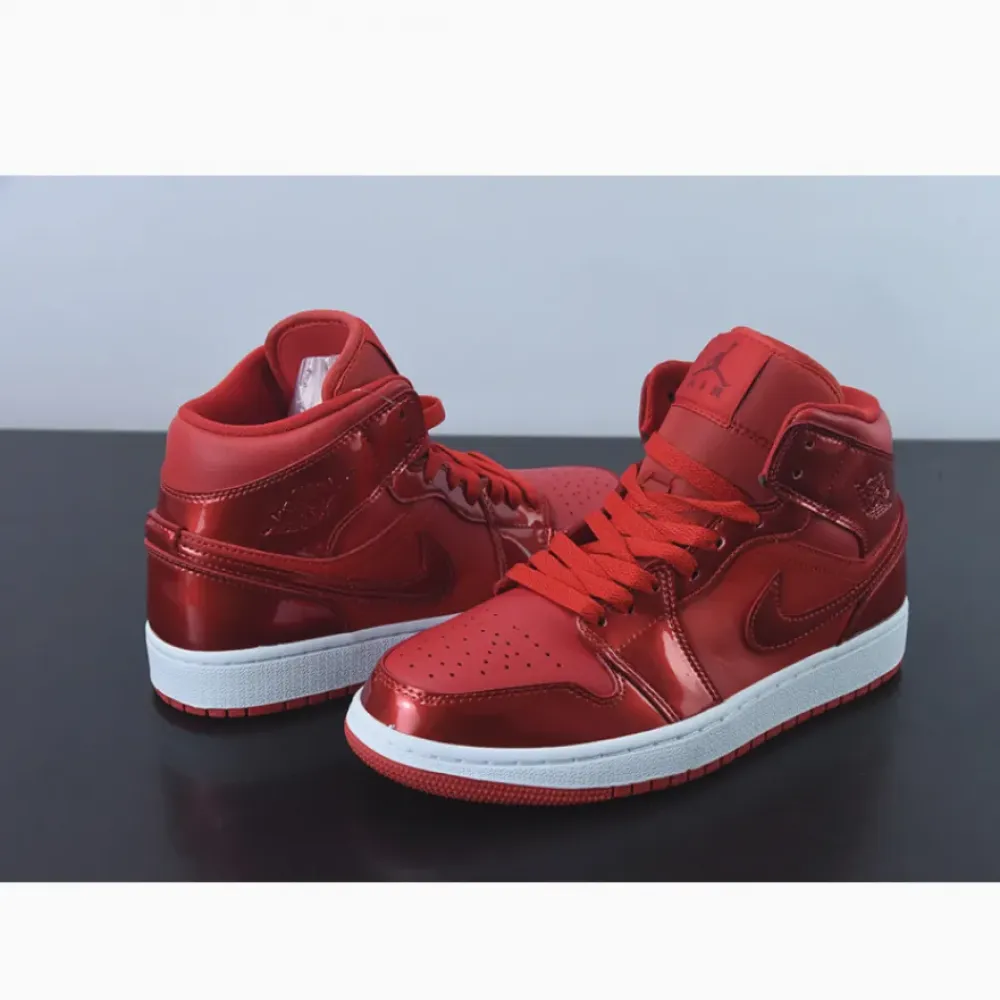 Air Jordan 1 Mid University Red/White/Pomegranate DH5894-600