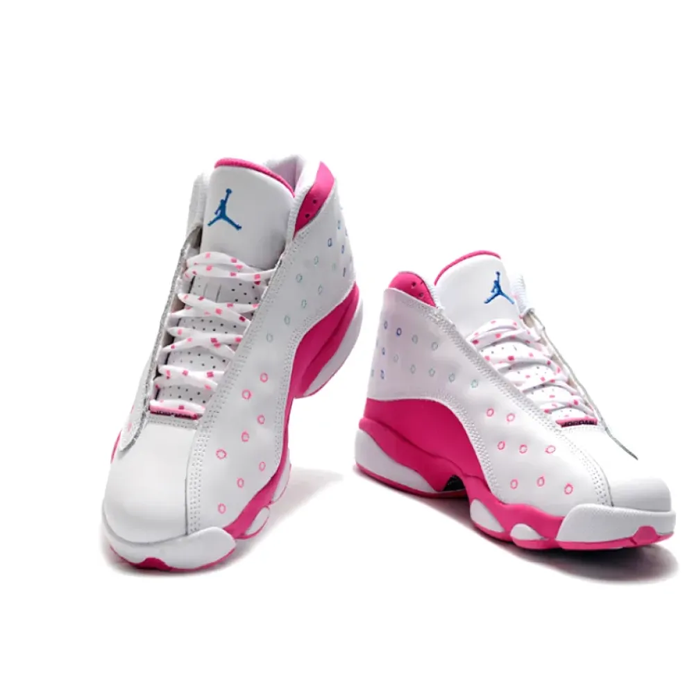 Air Jordan 13 GS White Pink