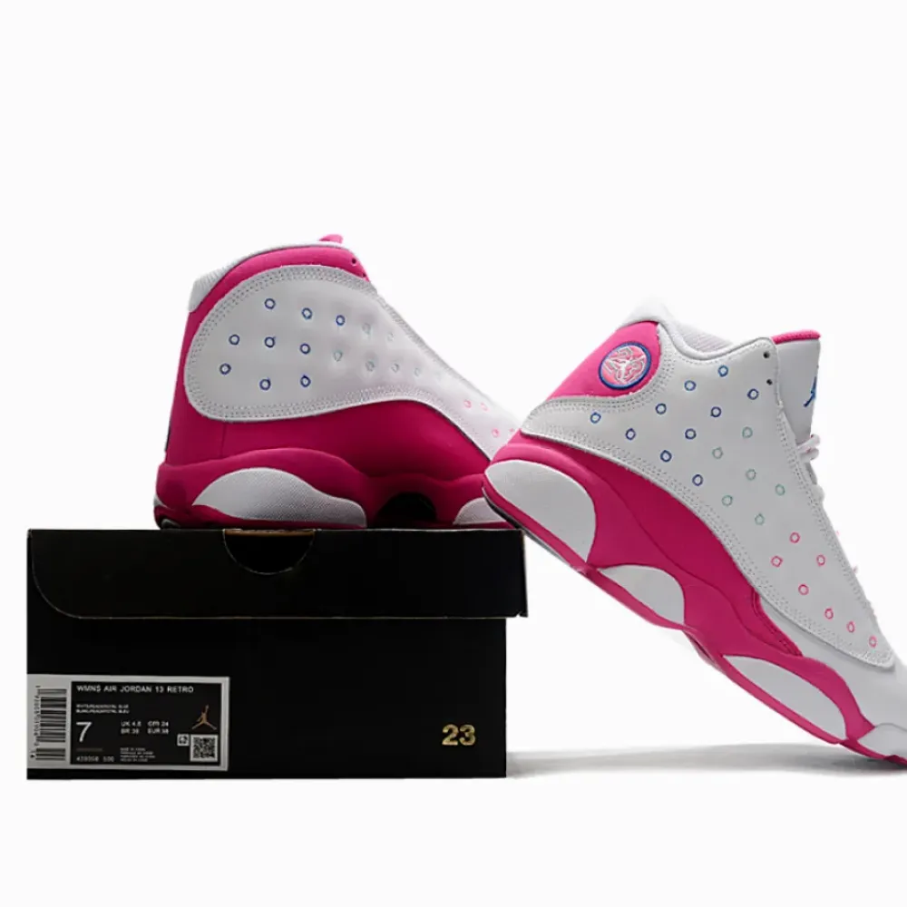 Air Jordan 13 GS White Pink