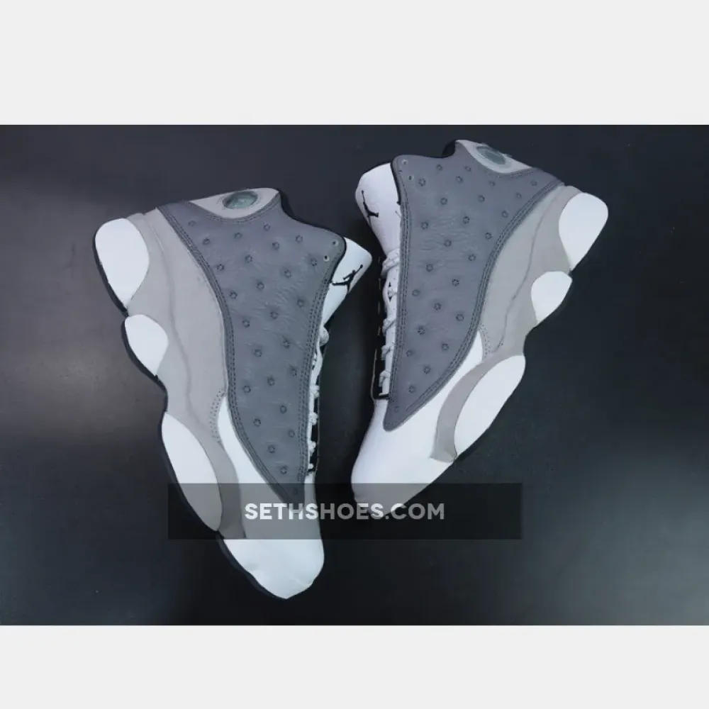 Air Jordan 13 Atmosphere Grey/White-University Red-Black  414571-016