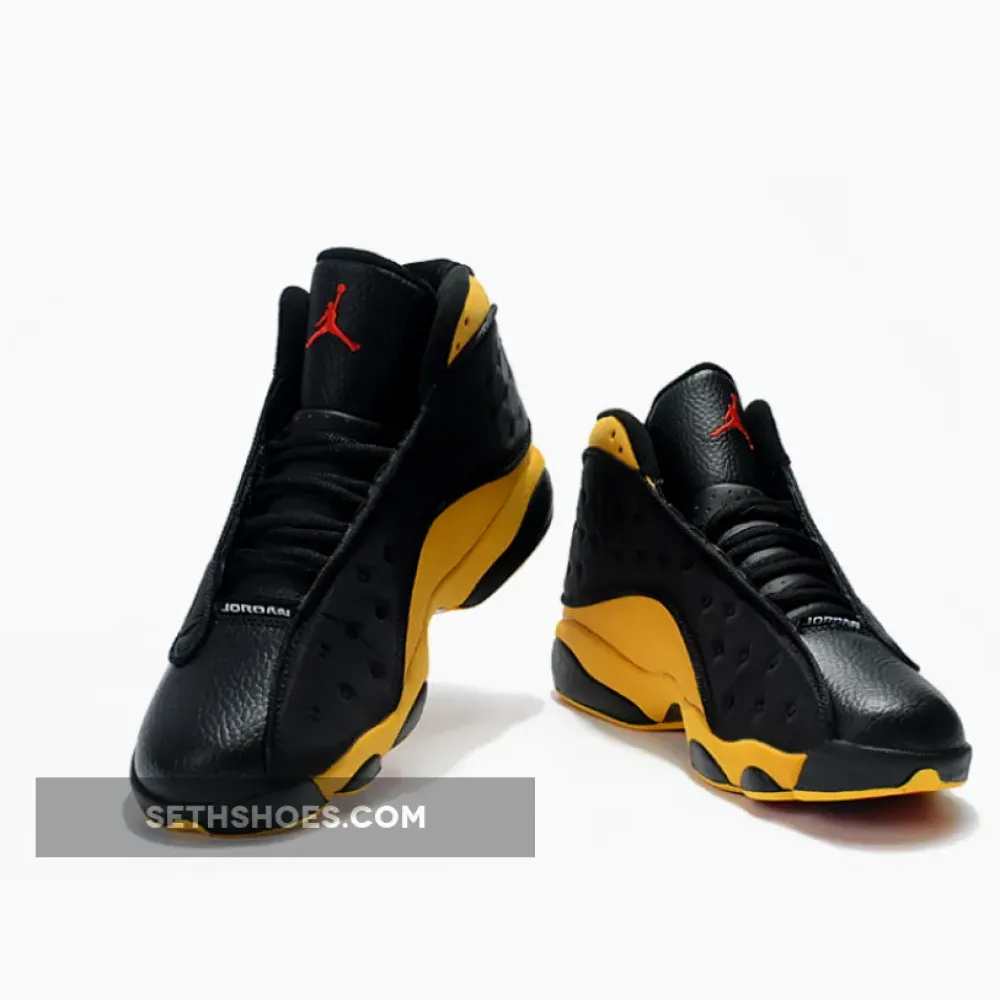 Air Jordan 13 Melo “Class of 2002” Black/University Red-University Gold 414571-035