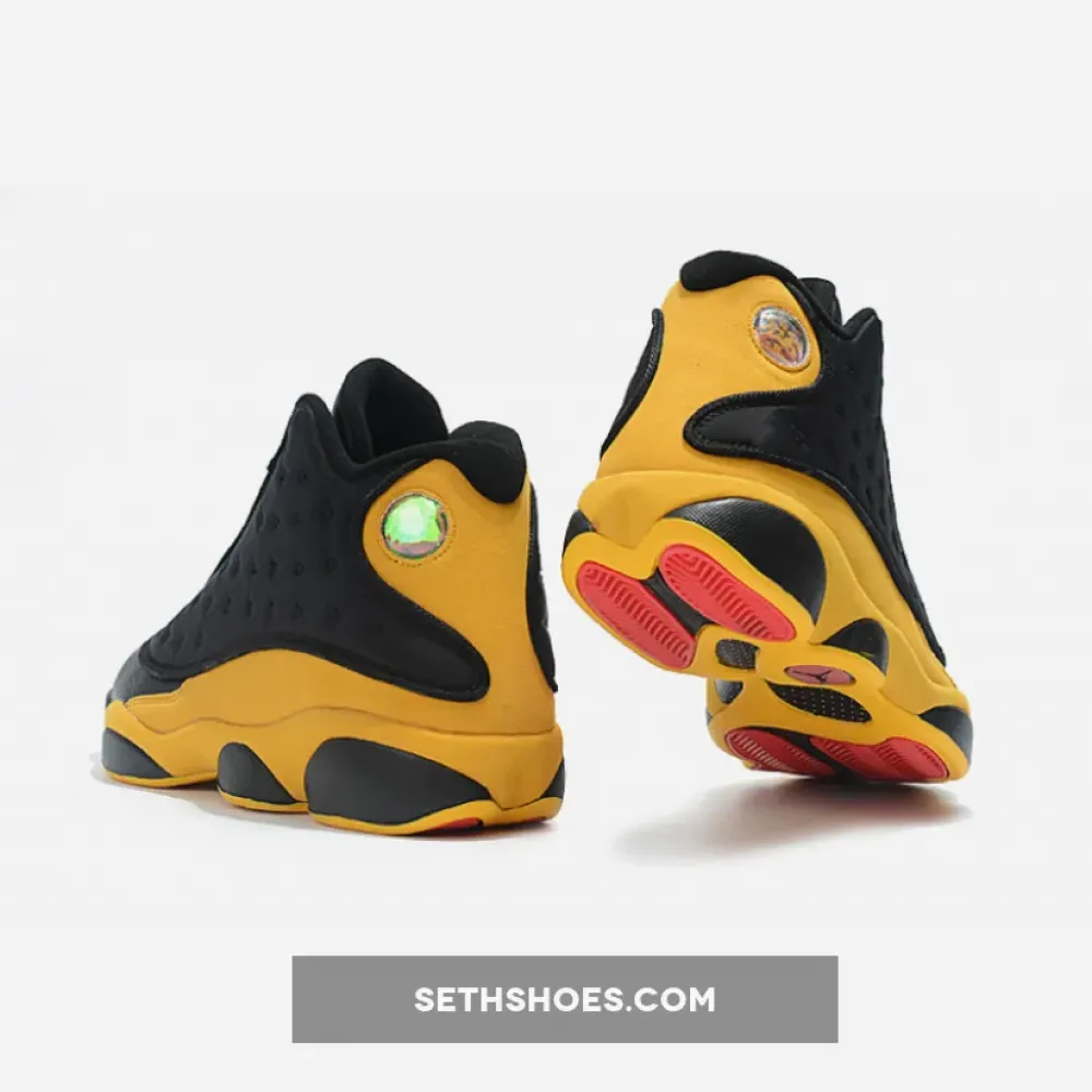 Air Jordan 13 Melo “Class of 2002” Black/University Red-University Gold 414571-035