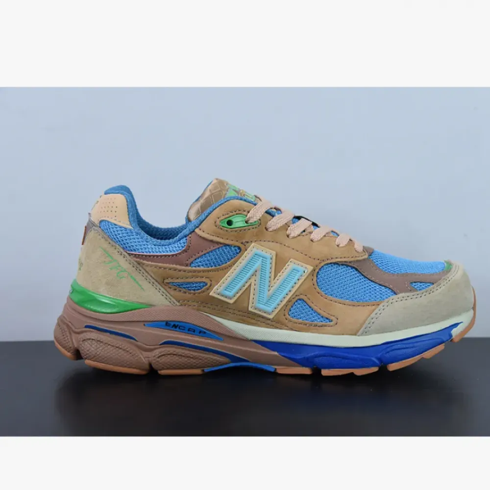 Joe Freshgoods x New Balance 990v3 “Outside Clothes” Beige/Aqua-Green M990JG3