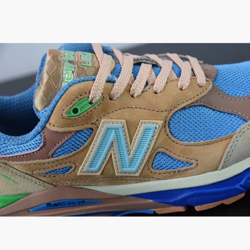 Joe Freshgoods x New Balance 990v3 “Outside Clothes” Beige/Aqua-Green M990JG3