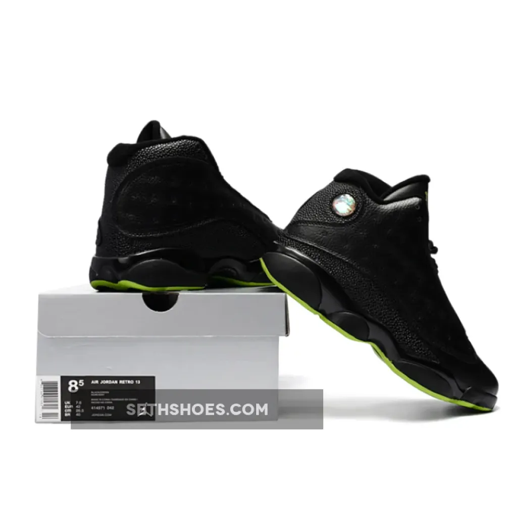 Air Jordan 13 “Altitude” Black/Altitude Green 414571-042