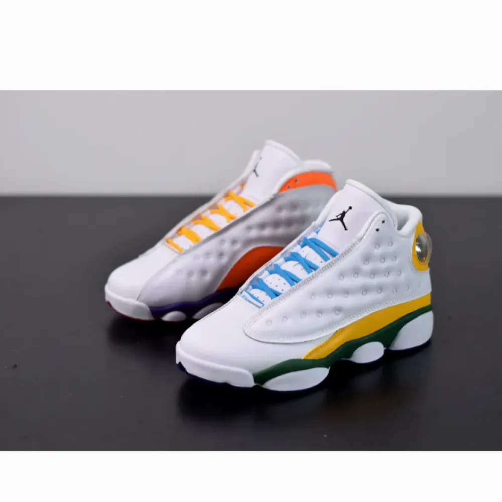 Air Jordan 13 Retro GS ‘Playground’ White/Black-Court Purple-Total Orange CV0785-158