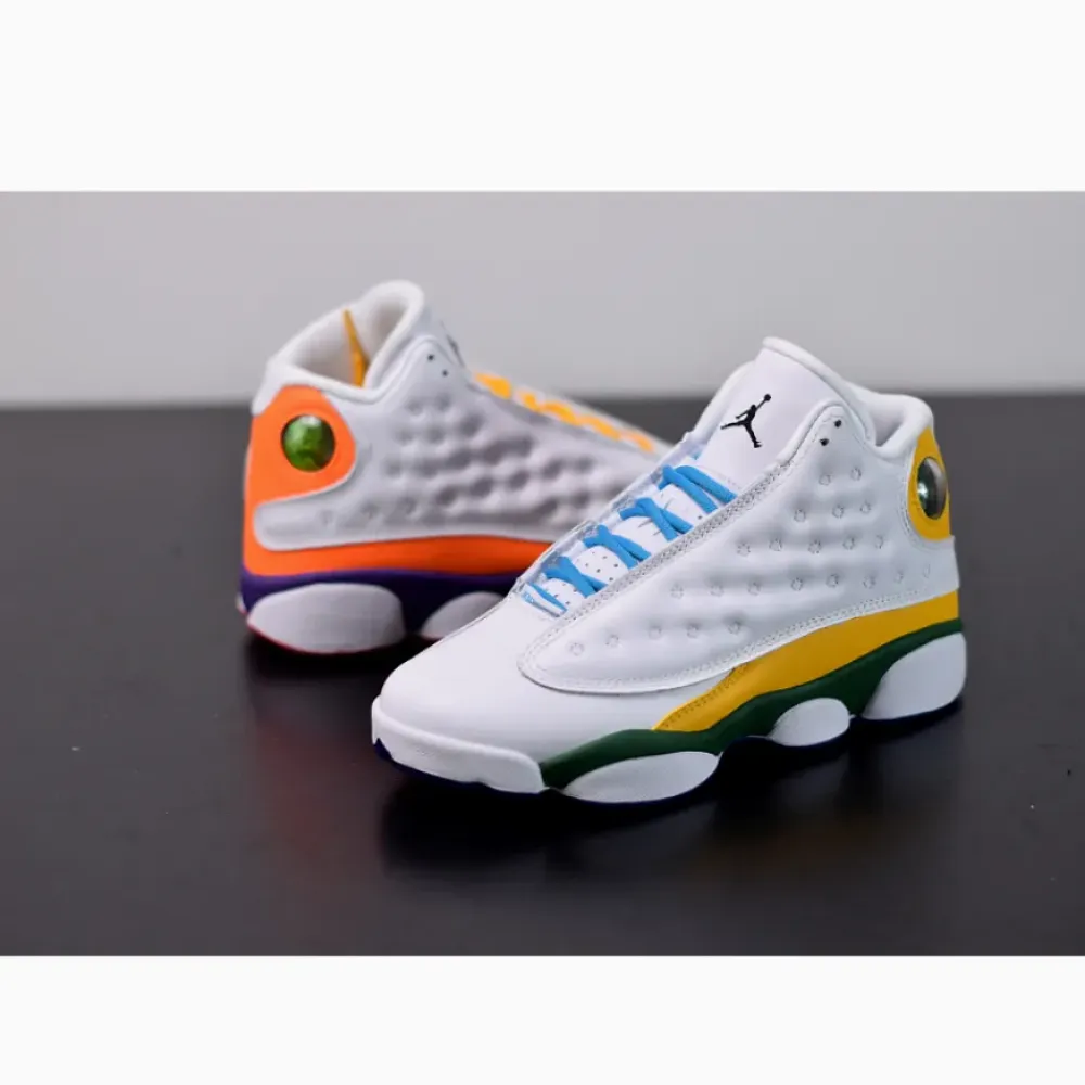 Air Jordan 13 Retro GS ‘Playground’ White/Black-Court Purple-Total Orange CV0785-158