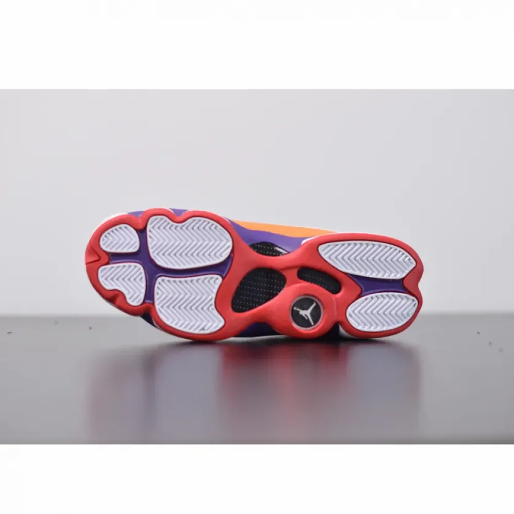 Air Jordan 13 Retro GS ‘Playground’ White/Black-Court Purple-Total Orange CV0785-158