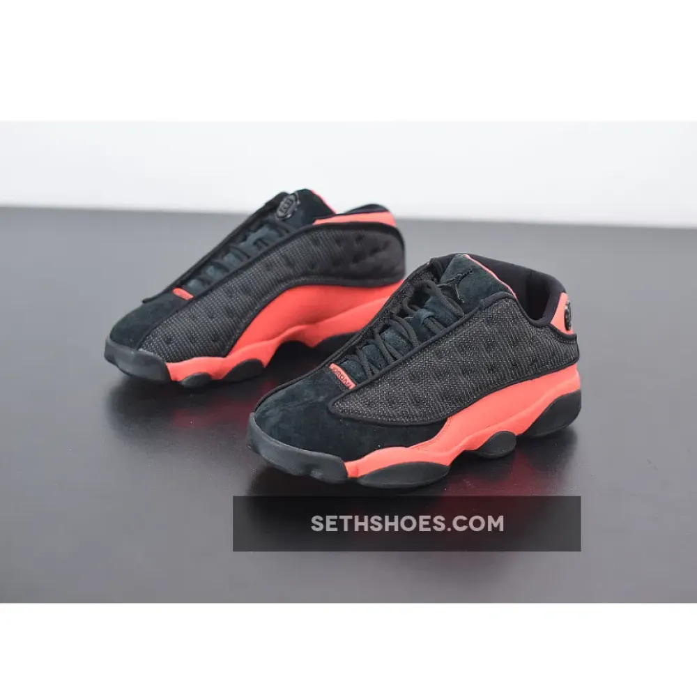 Clot x Air Jordan 13 Low Black/Infrared 23 AT3102-006