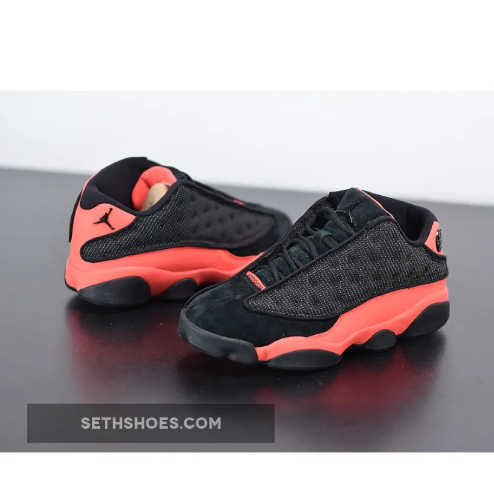 Clot x Air Jordan 13 Low Black/Infrared 23 AT3102-006