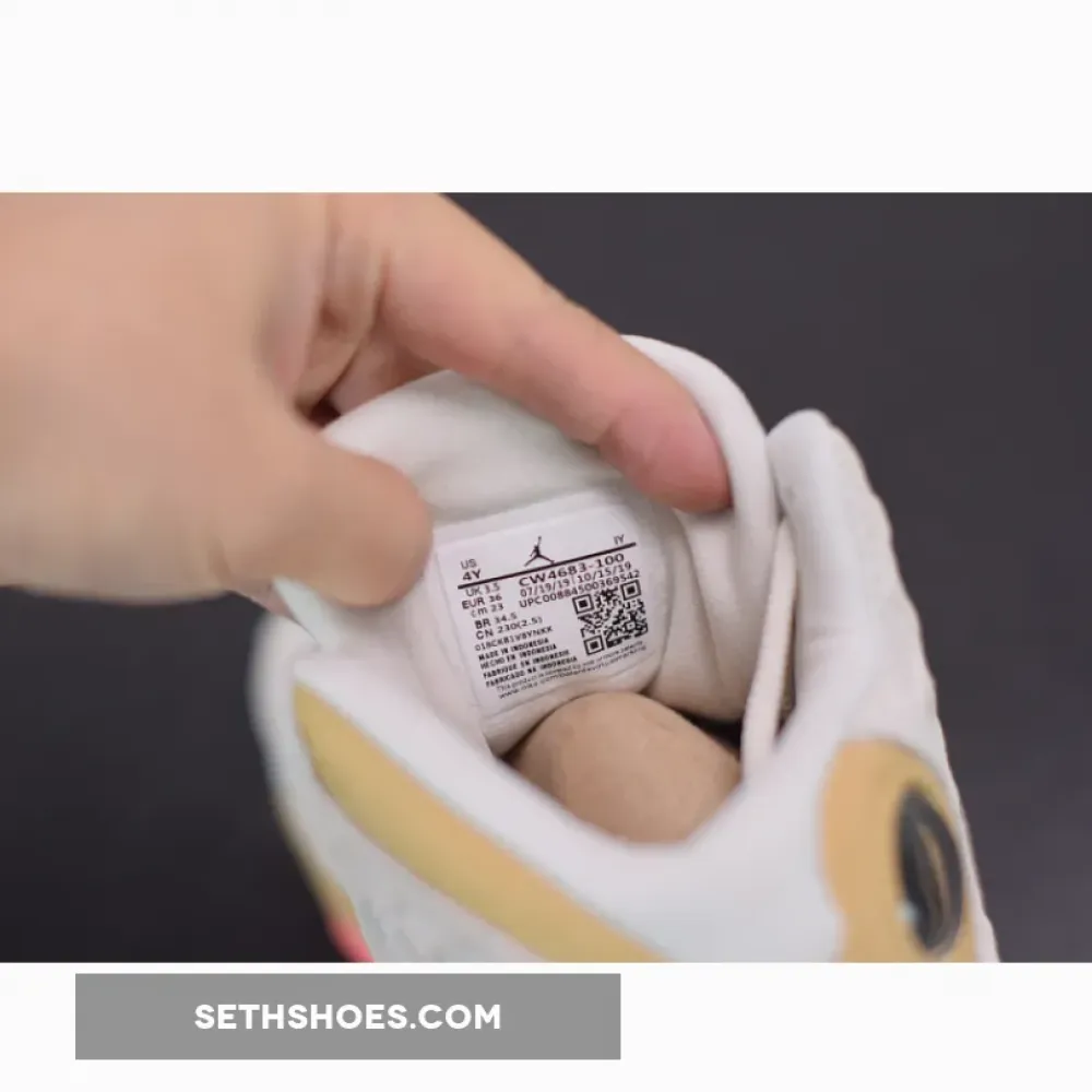 Air Jordan 13 ‘CNY’ Pale Ivory/Black-Digital Pink-Club Gold  CW4409-100