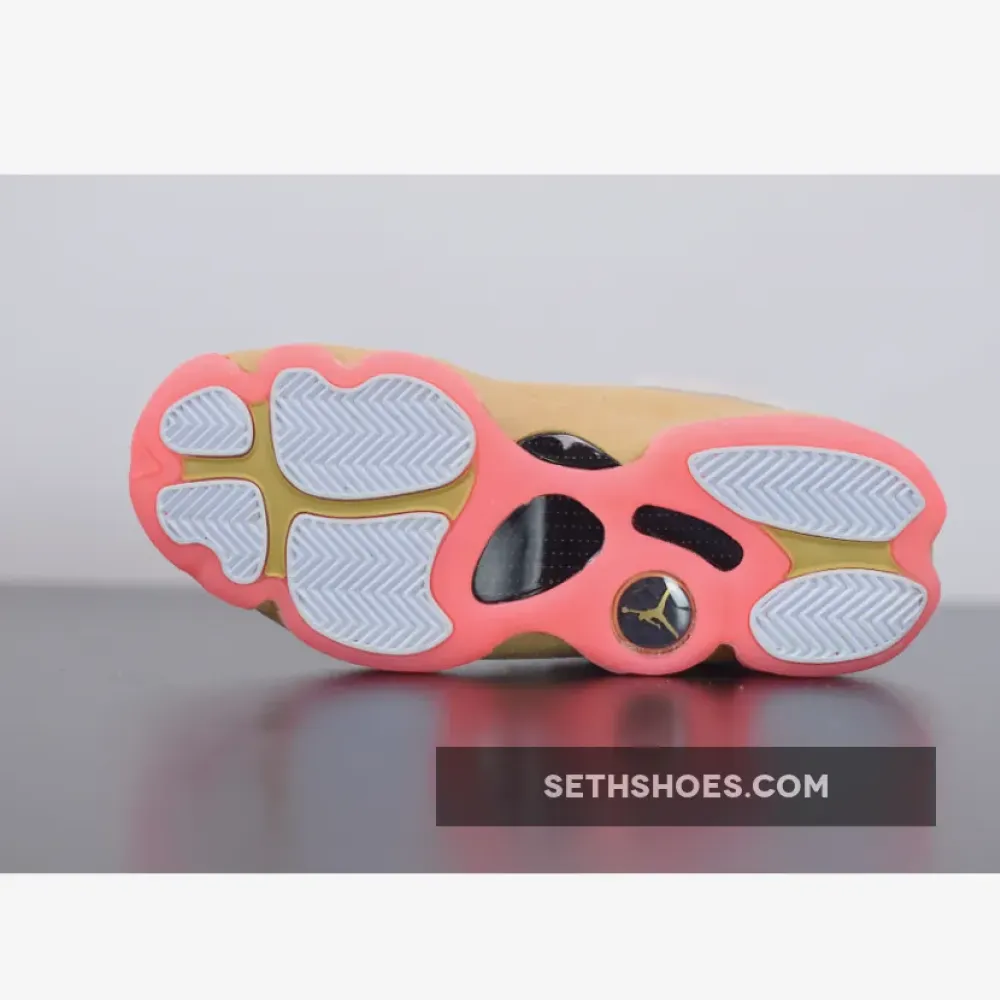 Air Jordan 13 ‘CNY’ Pale Ivory/Black-Digital Pink-Club Gold  CW4409-100