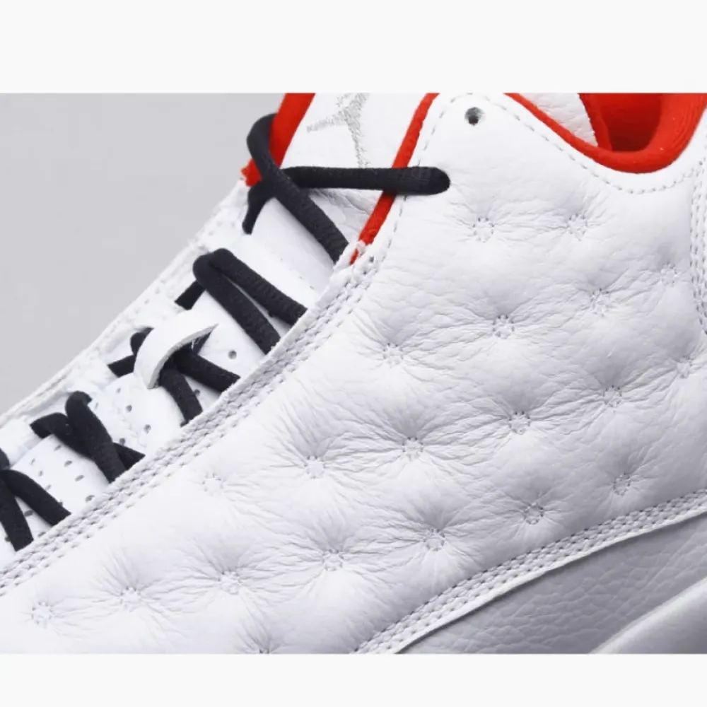 Air Jordan 13 “History of Flight” White/Metallic Silver-University Red 414571-103