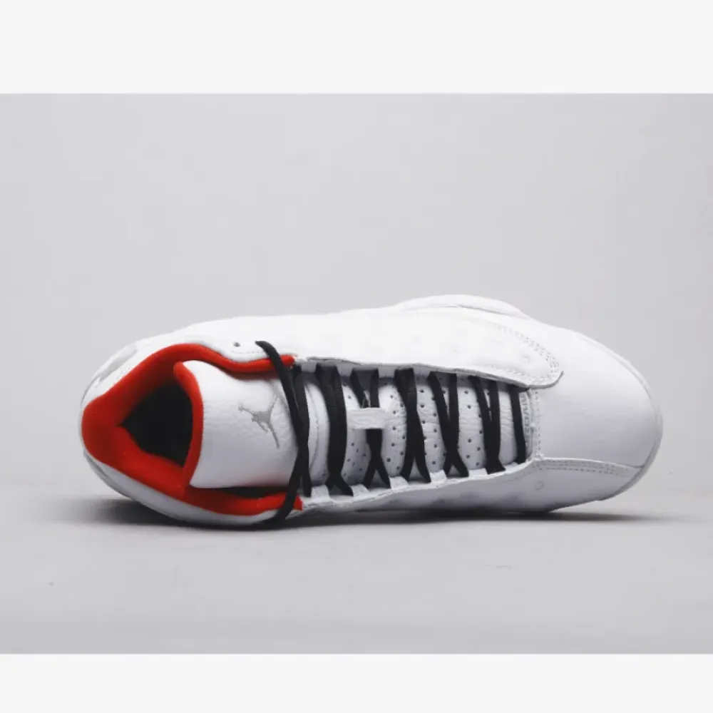 Air Jordan 13 “History of Flight” White/Metallic Silver-University Red 414571-103