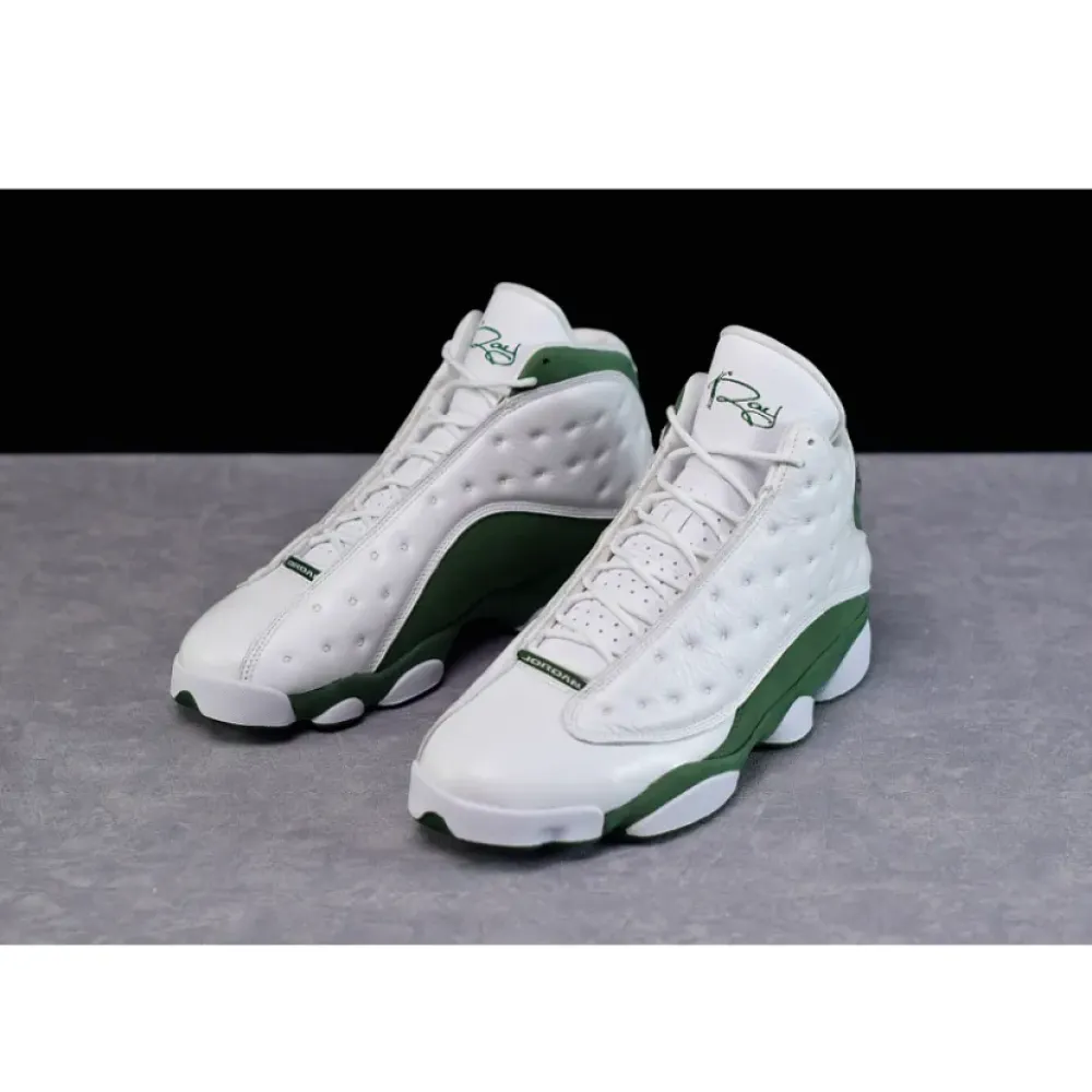 Air Jordan 13 Ray Allen Three-Point Record PE White/Clover 414571-125