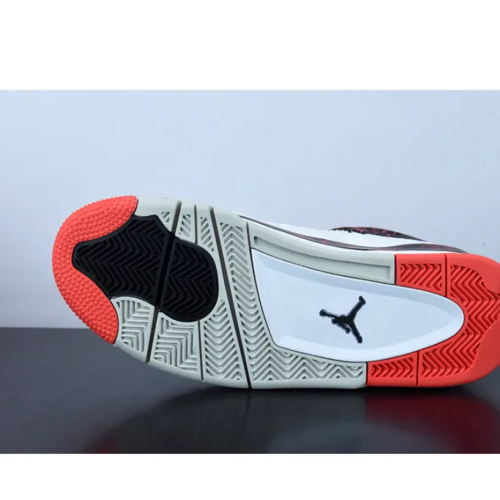 Air Jordan 4 “Flight Nostalgia” White/Black-Bright Crimson-Pale Citron  308497-116