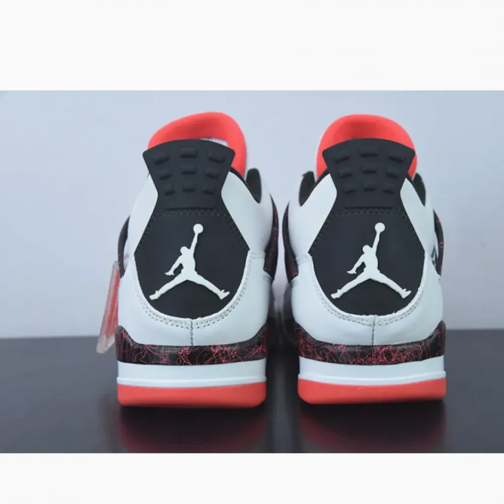 Air Jordan 4 “Flight Nostalgia” White/Black-Bright Crimson-Pale Citron  308497-116