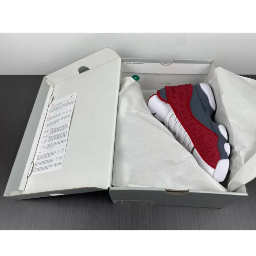 Air Jordan 13 “Red Flint” Gym Red/Flint Grey-White-Black DJ5982-600