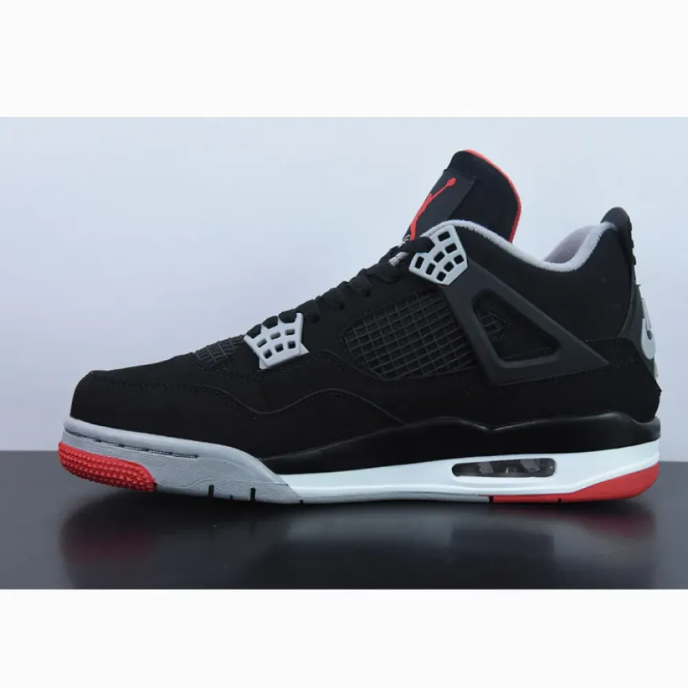 Air Jordan 4 Retro OG ‘Bred’ Black/Cement Grey-White-Fire Red 308497-060