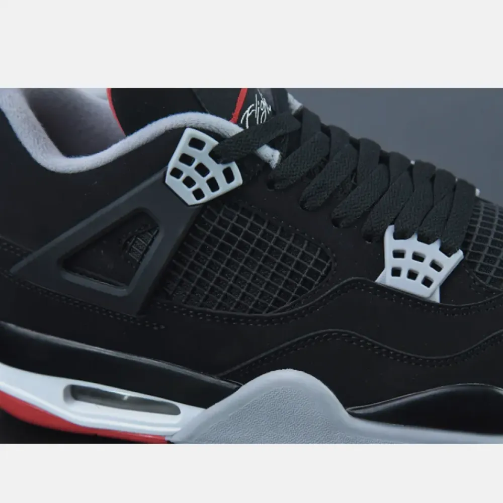Air Jordan 4 Retro OG ‘Bred’ Black/Cement Grey-White-Fire Red 308497-060