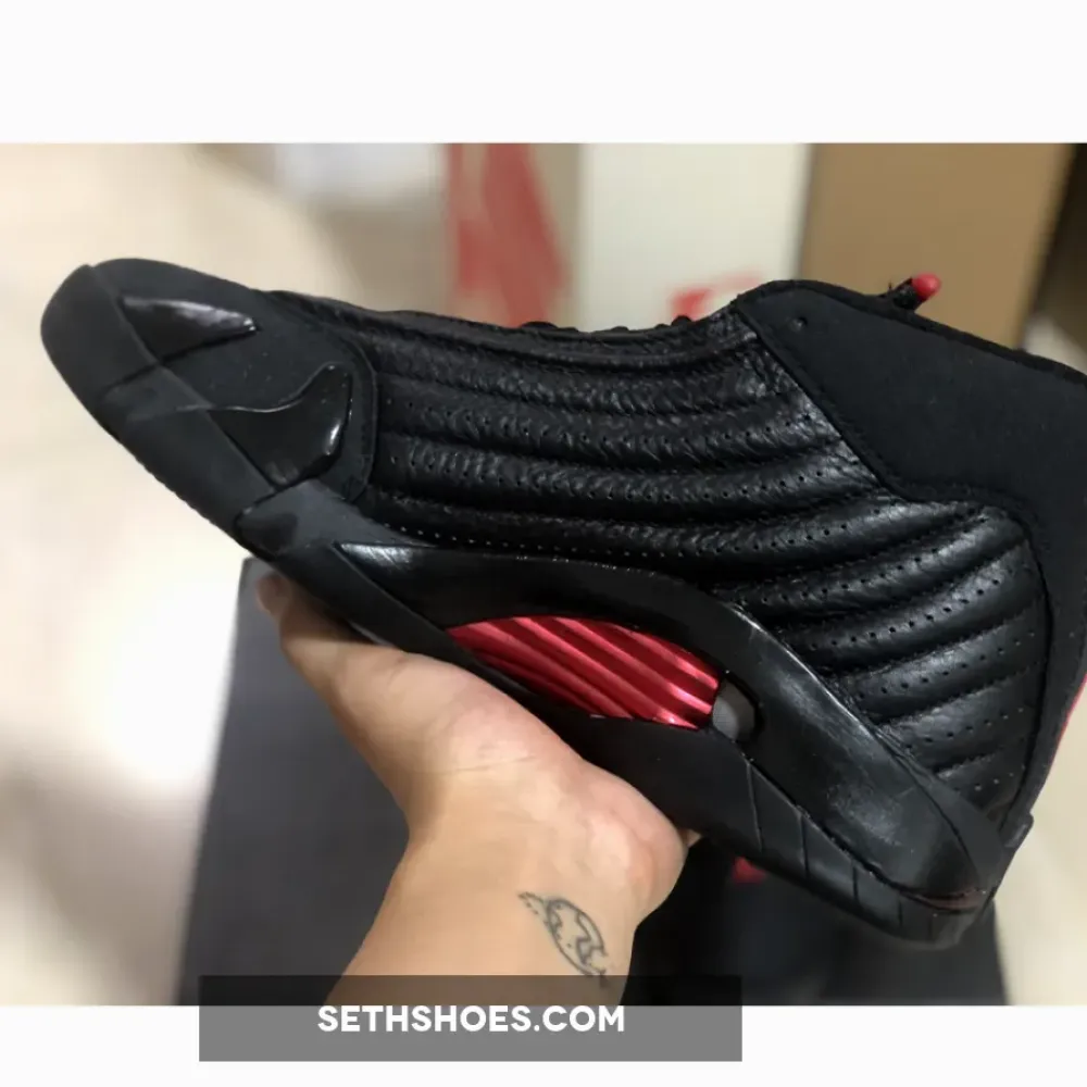 Air Jordan 14 “Last Shot” Black/Varsity Red-Black  487471-003