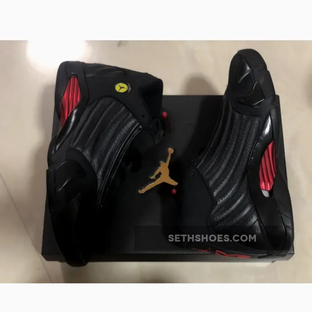 Air Jordan 14 “Last Shot” Black/Varsity Red-Black  487471-003