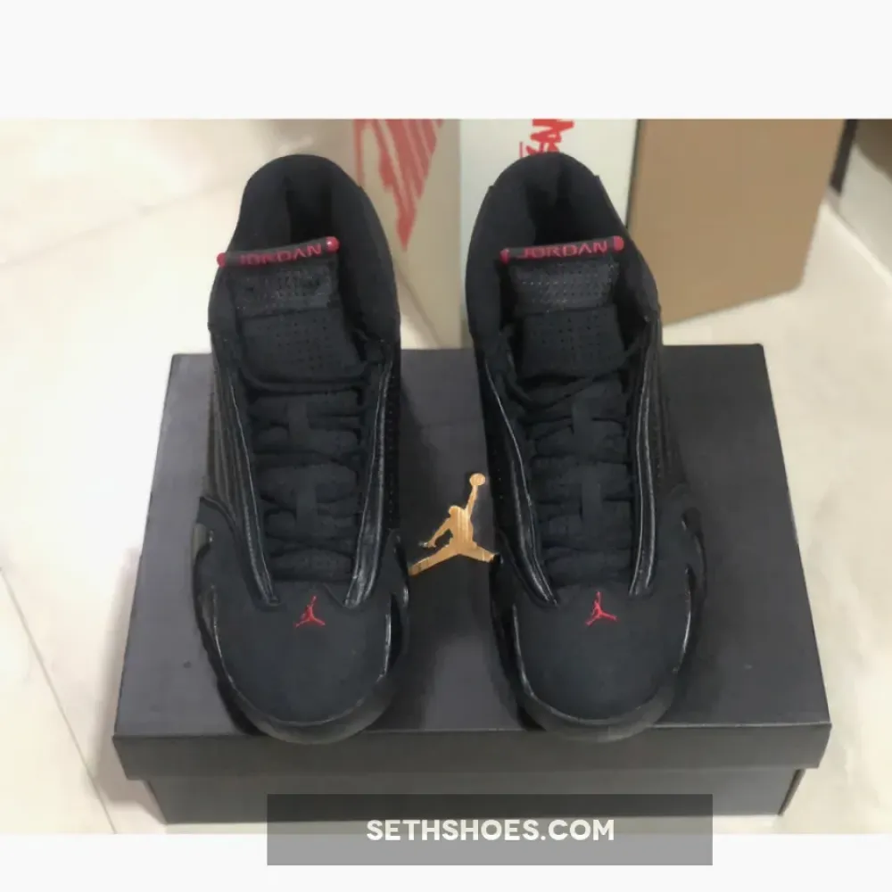 Air Jordan 14 “Last Shot” Black/Varsity Red-Black  487471-003