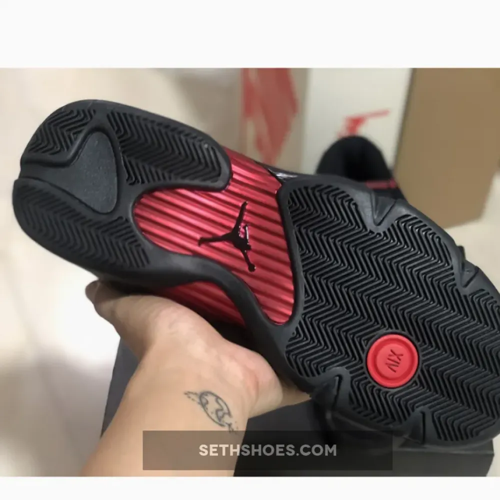 Air Jordan 14 “Last Shot” Black/Varsity Red-Black  487471-003