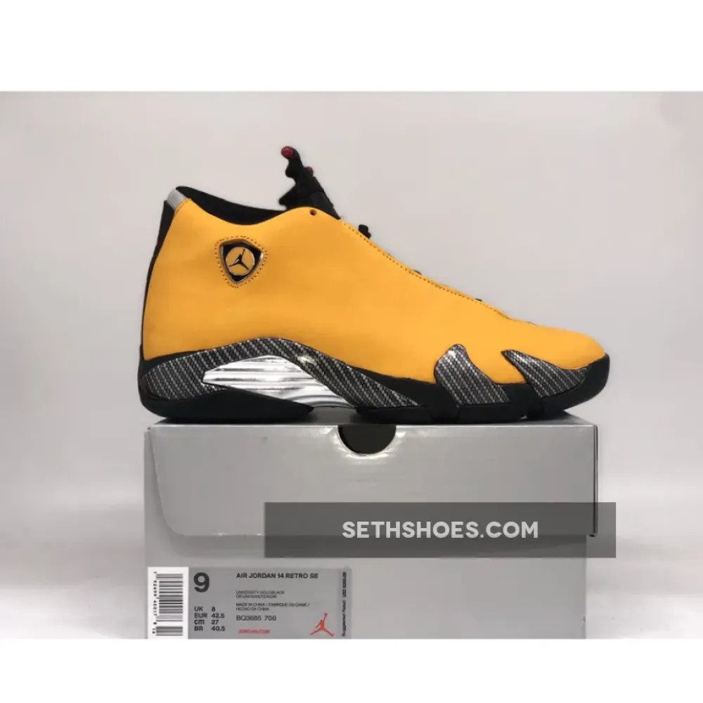 Air Jordan 14 SE “Yellow Ferrari”  BQ3685-706
