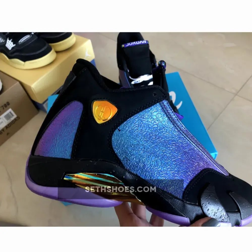 Air Jordan 14 “Doernbecher” Black/Court Purple-Multi-Color-White CV2469-001